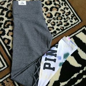 🎉🆕 Victoria's Secret PINK Flat Leggings 🎉